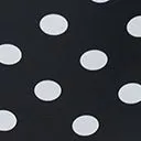 Unique Vintage Black & White Polka Dot Ruched Swim Bottom sold by Unique Vintage product image thumbnail 4