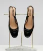 Unique Vintage Black Bat Leatherette Slingback Heels sold by Unique Vintage