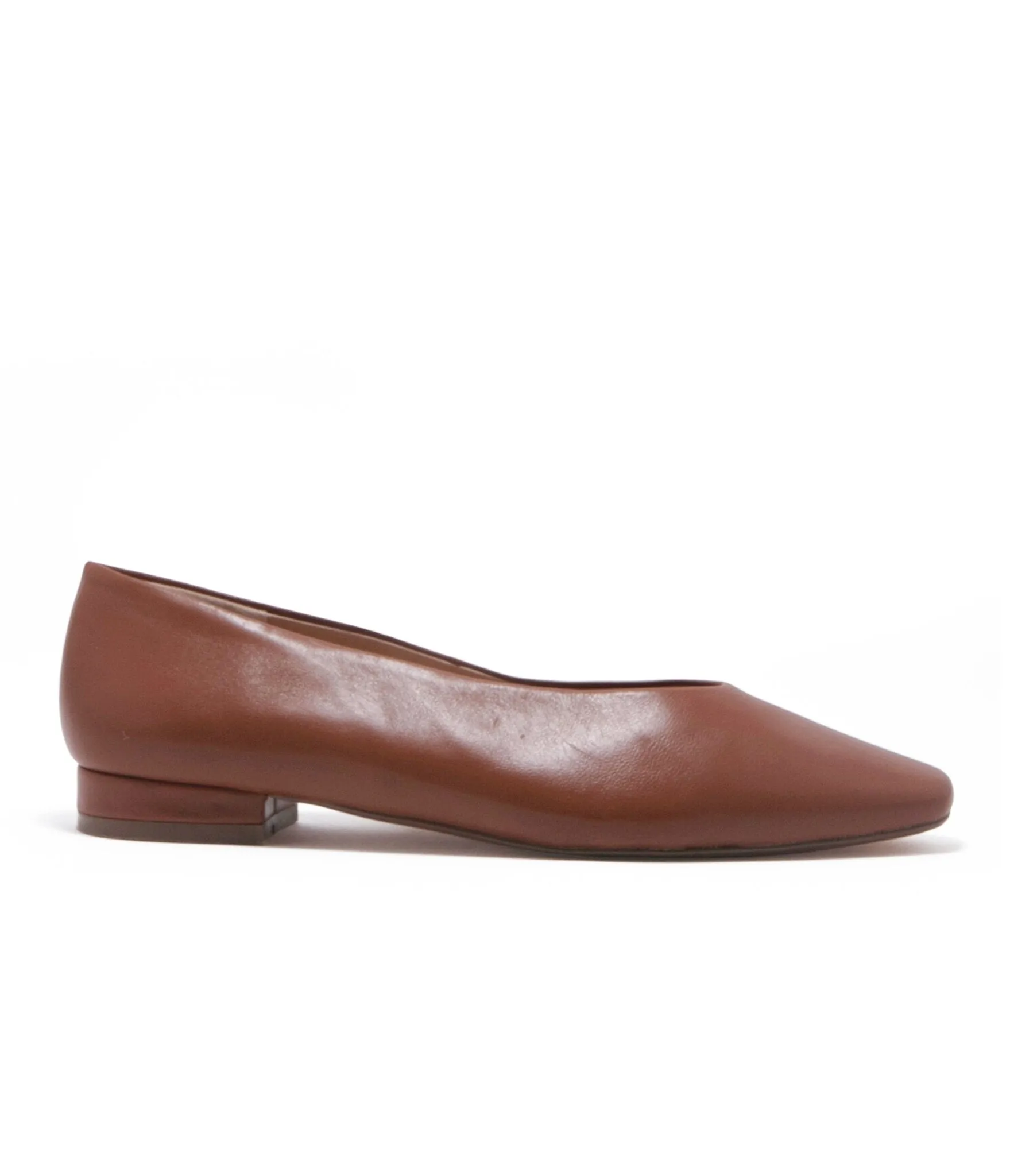 Chelsea Crew Tan Leather Slick Flats sold by Unique Vintage product image thumbnail 3