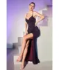 Cinderella Divine Amethyst Glitter Lace Up Back Prom Dress sold by Unique Vintage