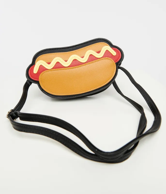 Hot Dog Crossbody Bag sold by Unique Vintage