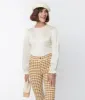 1970s Champagne Smocked Blouse sold by Unique Vintage
