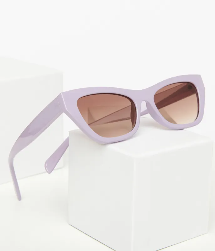 1950s Purple Cat Eye Sunglasses sold by Unique Vintage