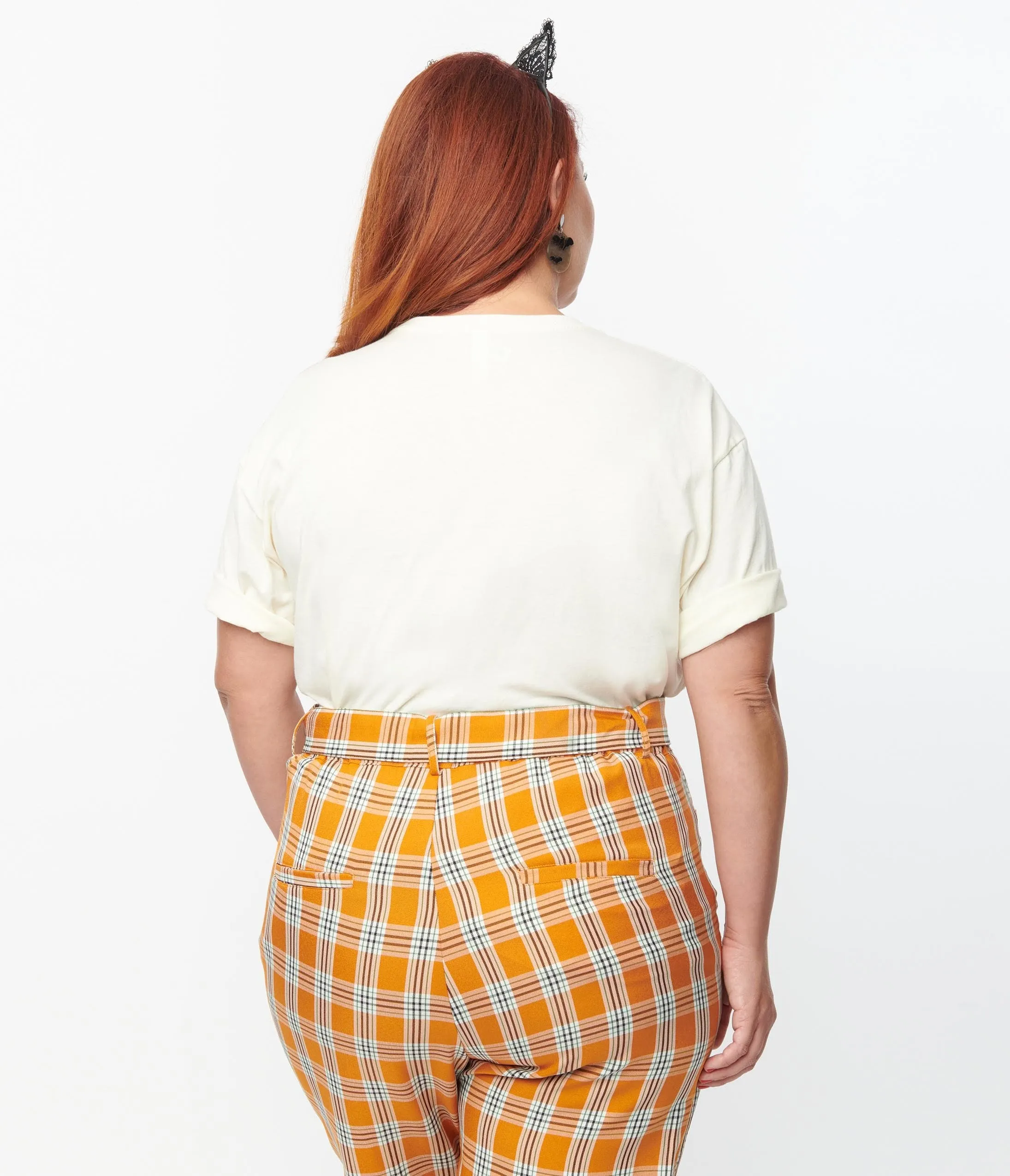 Plus Size Cream Jazz Cats Unisex Graphic Tee sold by Unique Vintage product image thumbnail 2