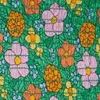 Smak Parlour 1960s Green Floral Smocked Fit & Flare Dress sold by Unique Vintage