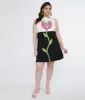 Smak Parlour Plus Size 1960s Venus Flytrap Shift Dress sold by Unique Vintage