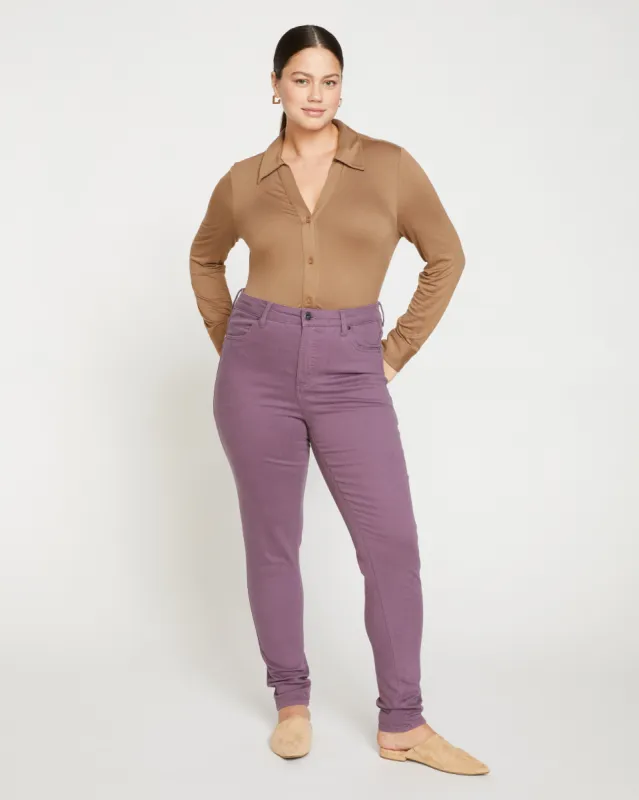 Seine High Rise Skinny Jeans 32 Inch - Dried Violet sold by Universal Standard