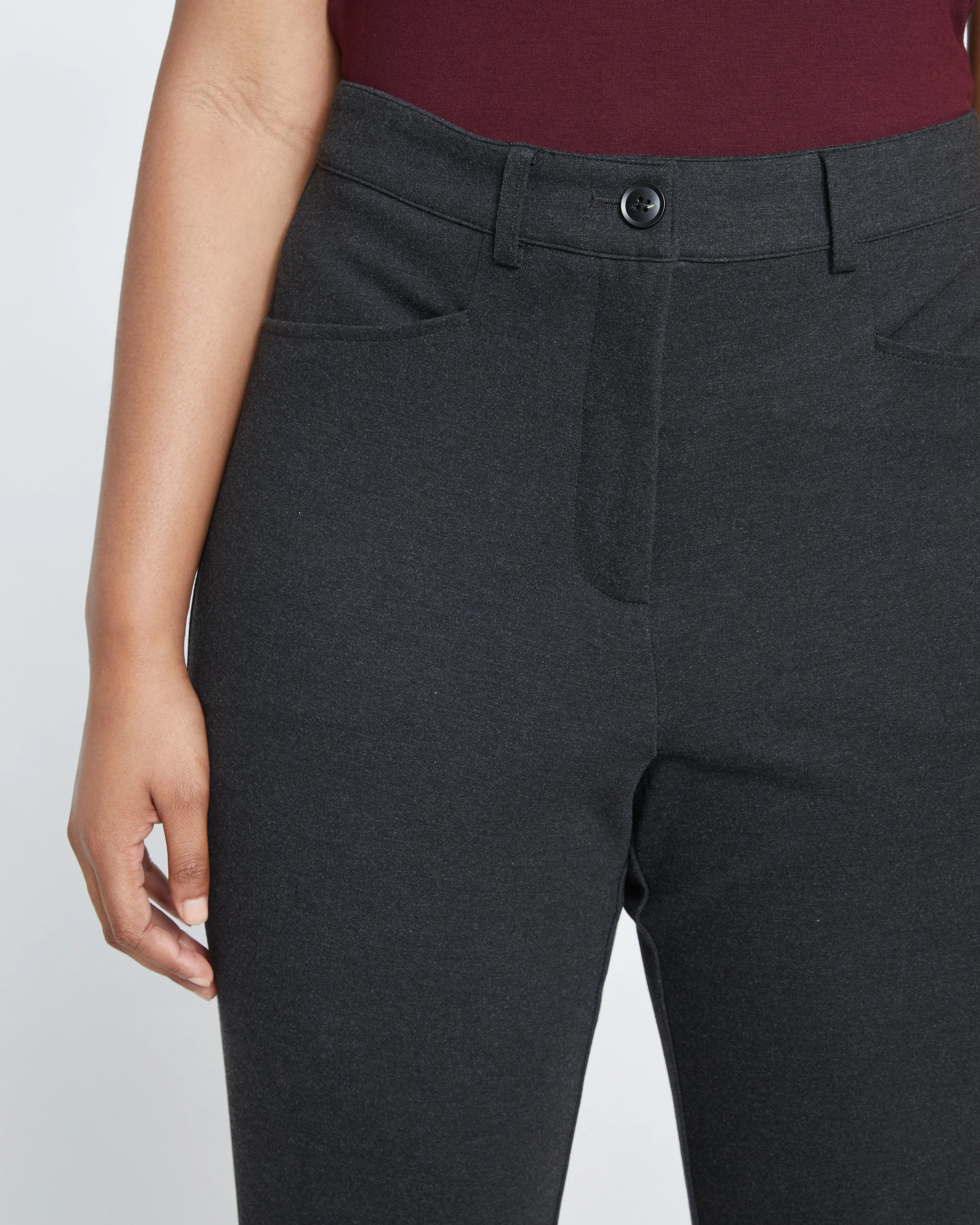 Cigarette Ponte Pants - Graphite sold by Universal Standard product image thumbnail 2