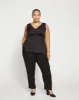 Starry Satin Top - Black sold by Universal Standard