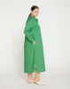 Odeon Stretch Poplin Shirtdress - Spearmint Candy sold by Universal Standard