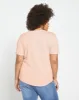 Light-As-Air Tee Rex - Mahogany Rose sold by Universal Standard