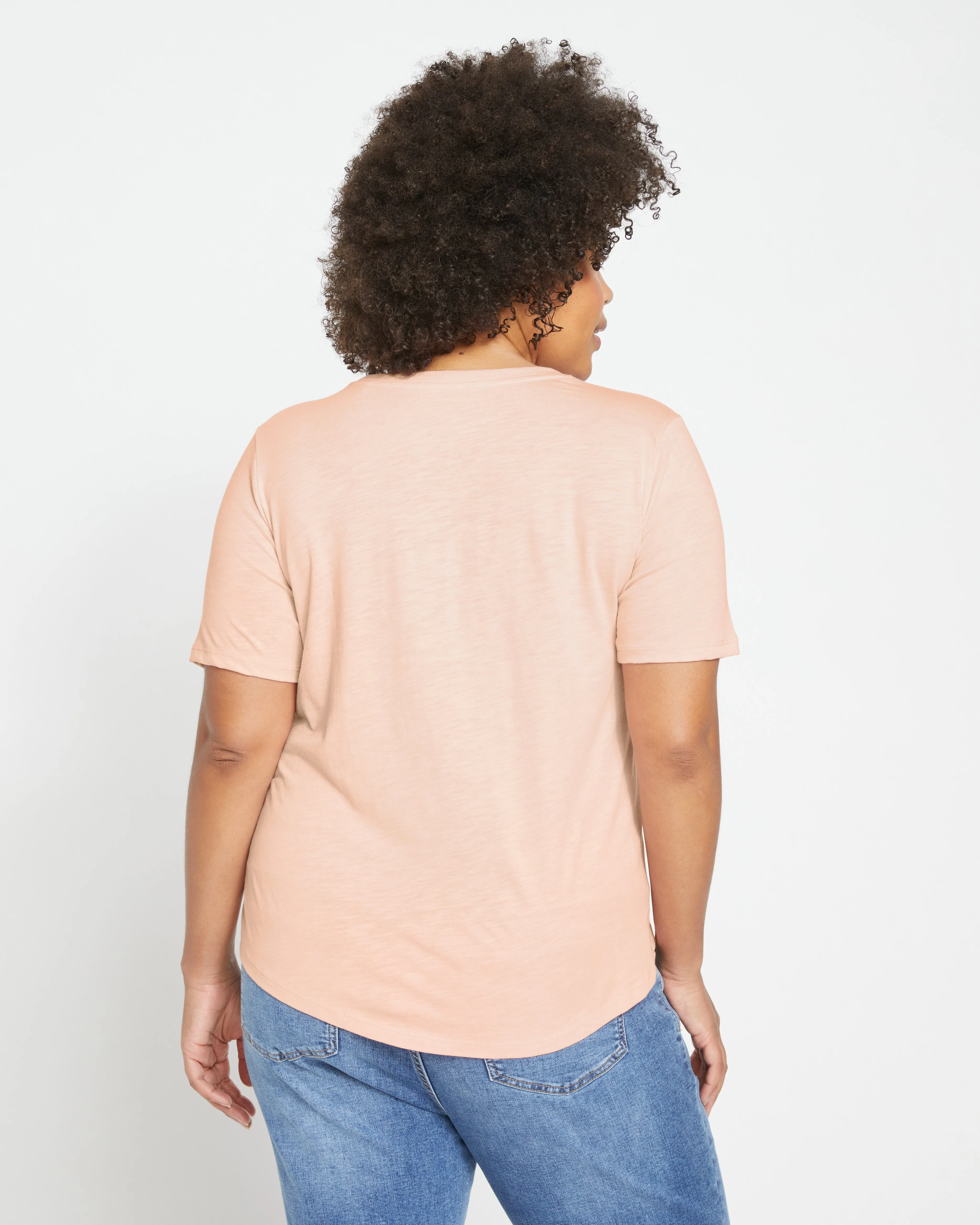 Light-As-Air Tee Rex - Mahogany Rose sold by Universal Standard product image thumbnail 2