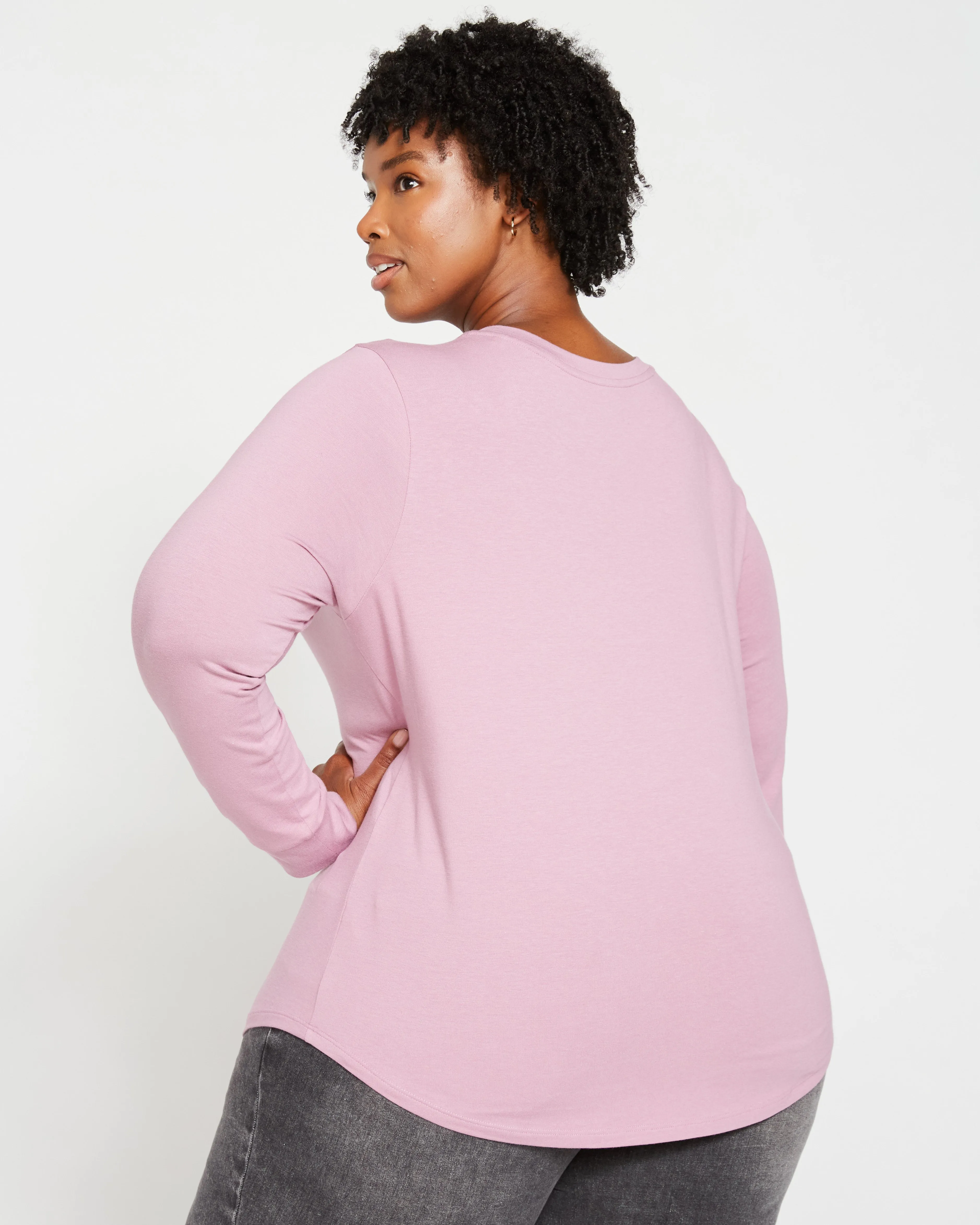 Long Sleeve Tee Rex - Lilac sold by Universal Standard product image thumbnail 4