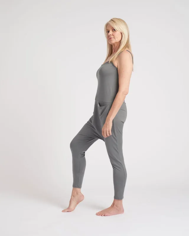 Jackson Sleeveless Jumpsuit - Sage sold by Universal Standard