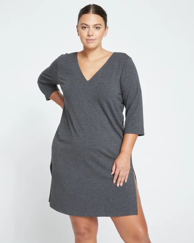 UltimateS Aubrey Sleep Dress - Heather Charcoal sold by Universal Standard