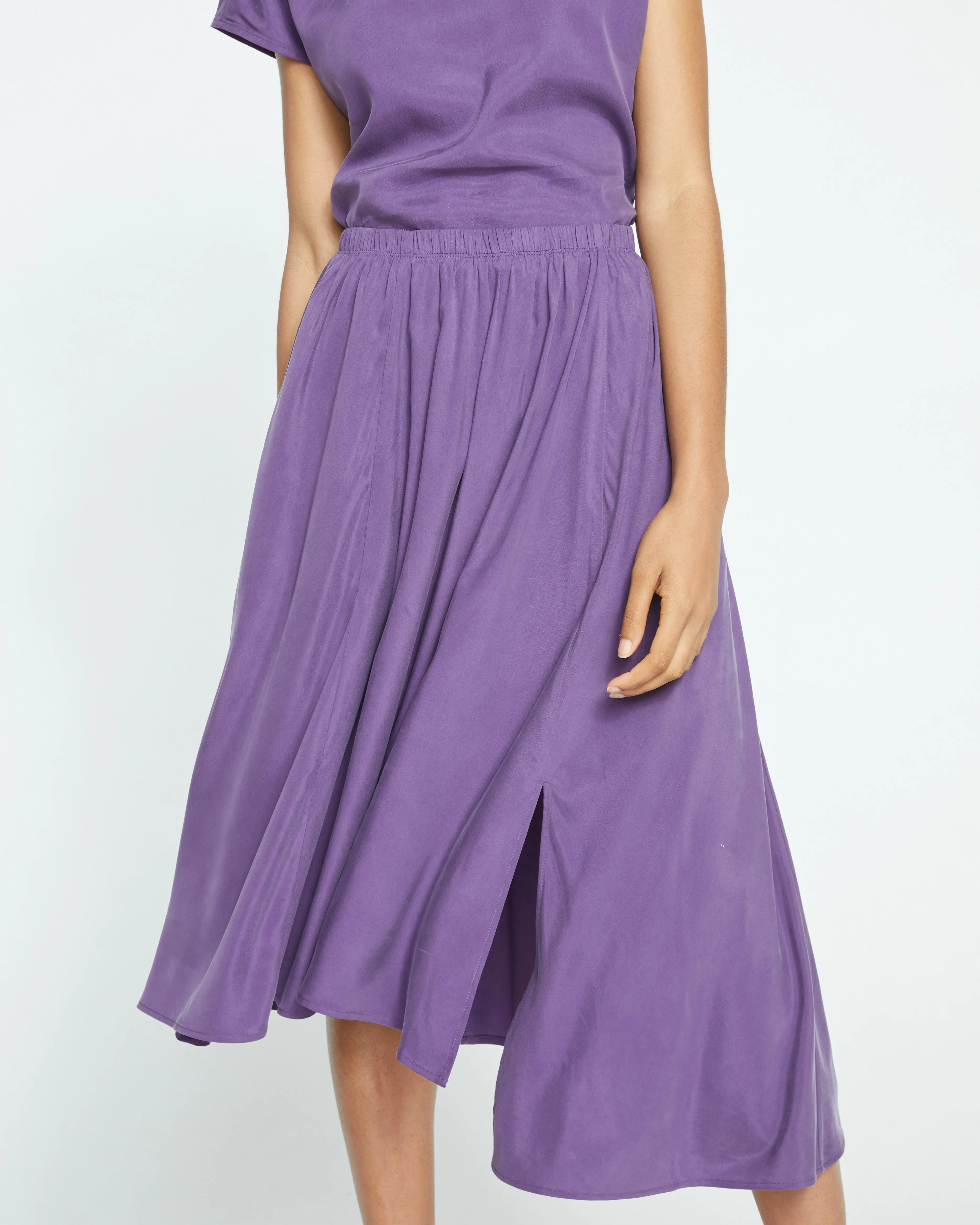 Palma Cupro Skirt - Potion Purple sold by Universal Standard product image thumbnail 2