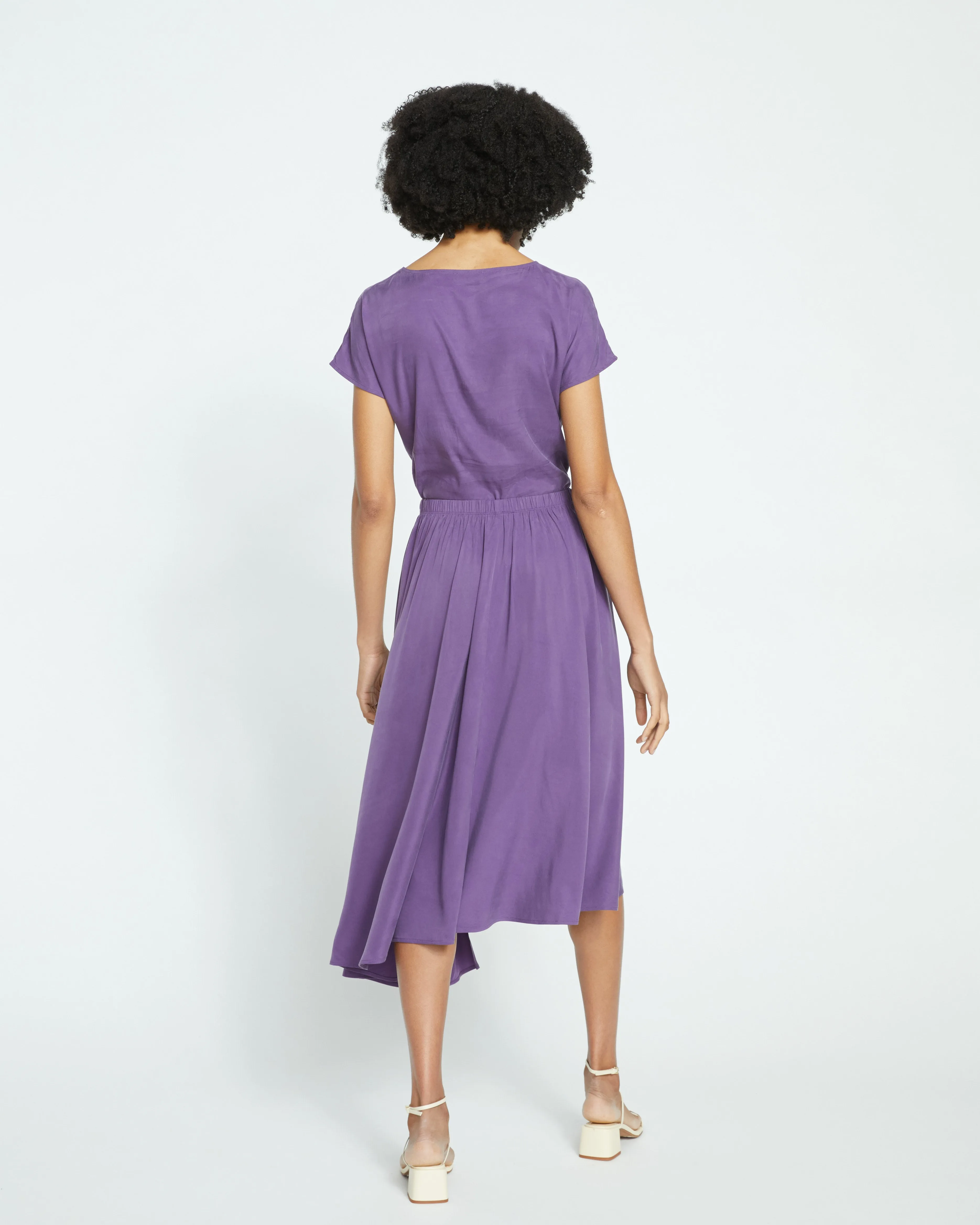 Palma Cupro Skirt - Potion Purple sold by Universal Standard product image thumbnail 4