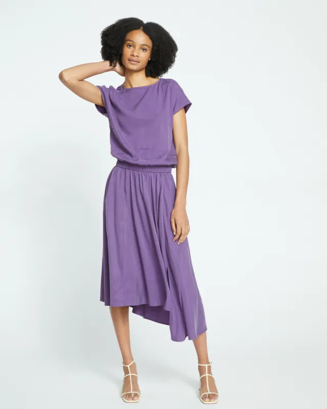 Palma Cupro Skirt - Potion Purple made by Universal Standard