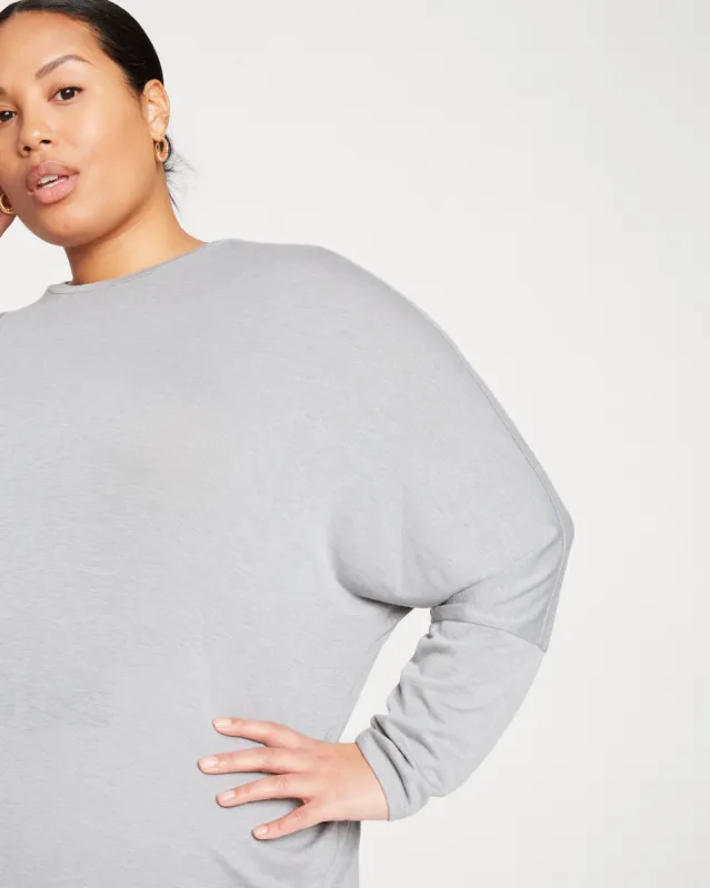 Drapey Dolman Tee - Grey Sky sold by Universal Standard