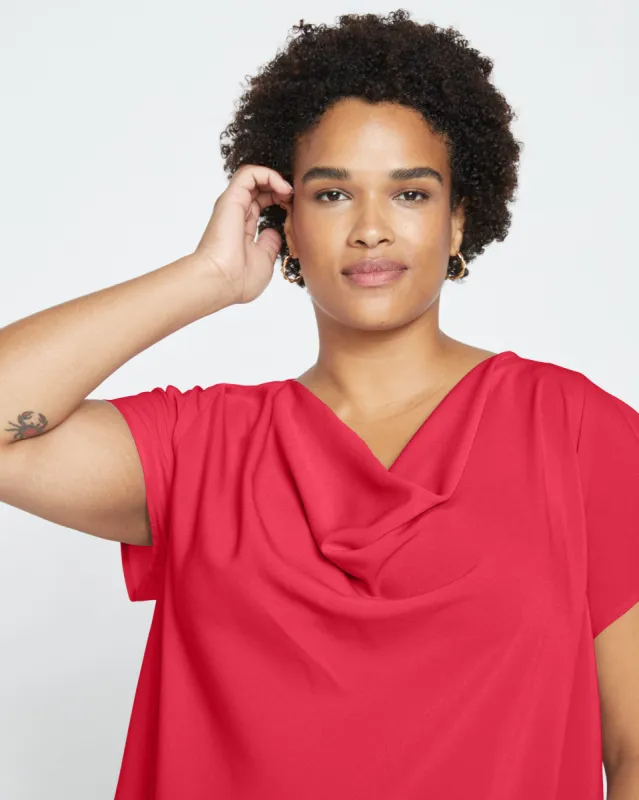 Better-Than-Silk Shell Top - Cerise sold by Universal Standard