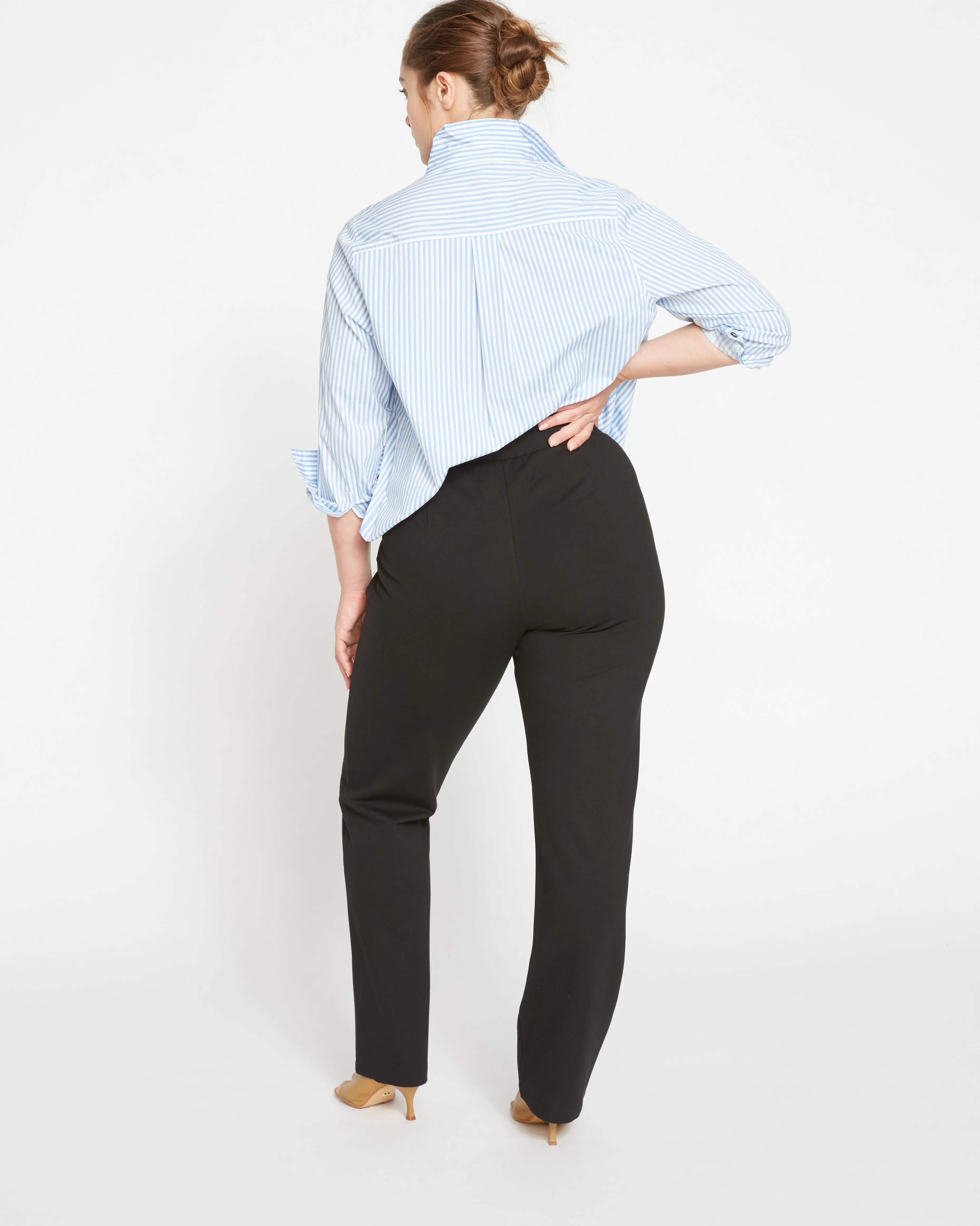 Smart Signature Ponte Pants Long - Black sold by Universal Standard product image thumbnail 4