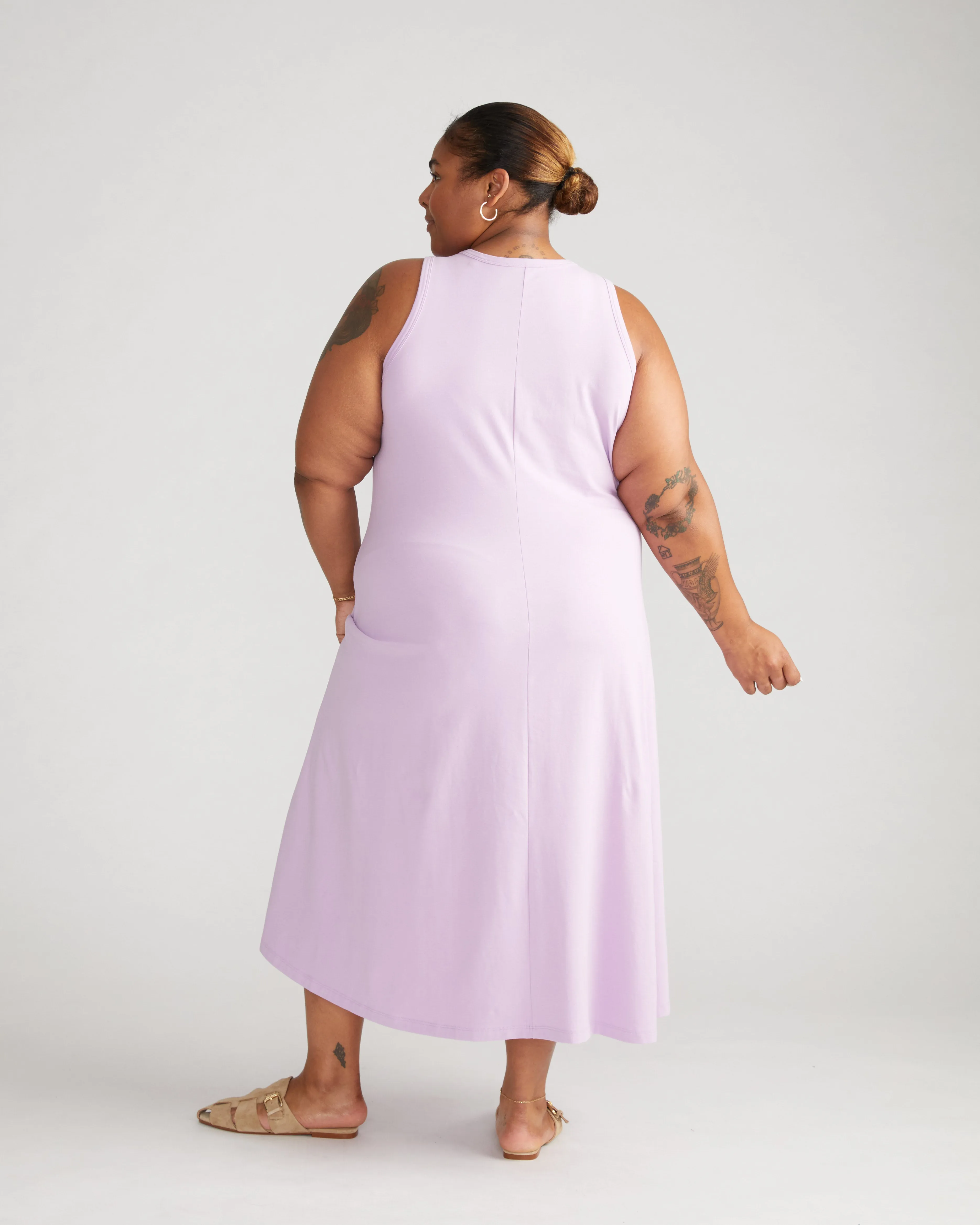 Sardinia Tank Dress - Lilac sold by Universal Standard product image thumbnail 3