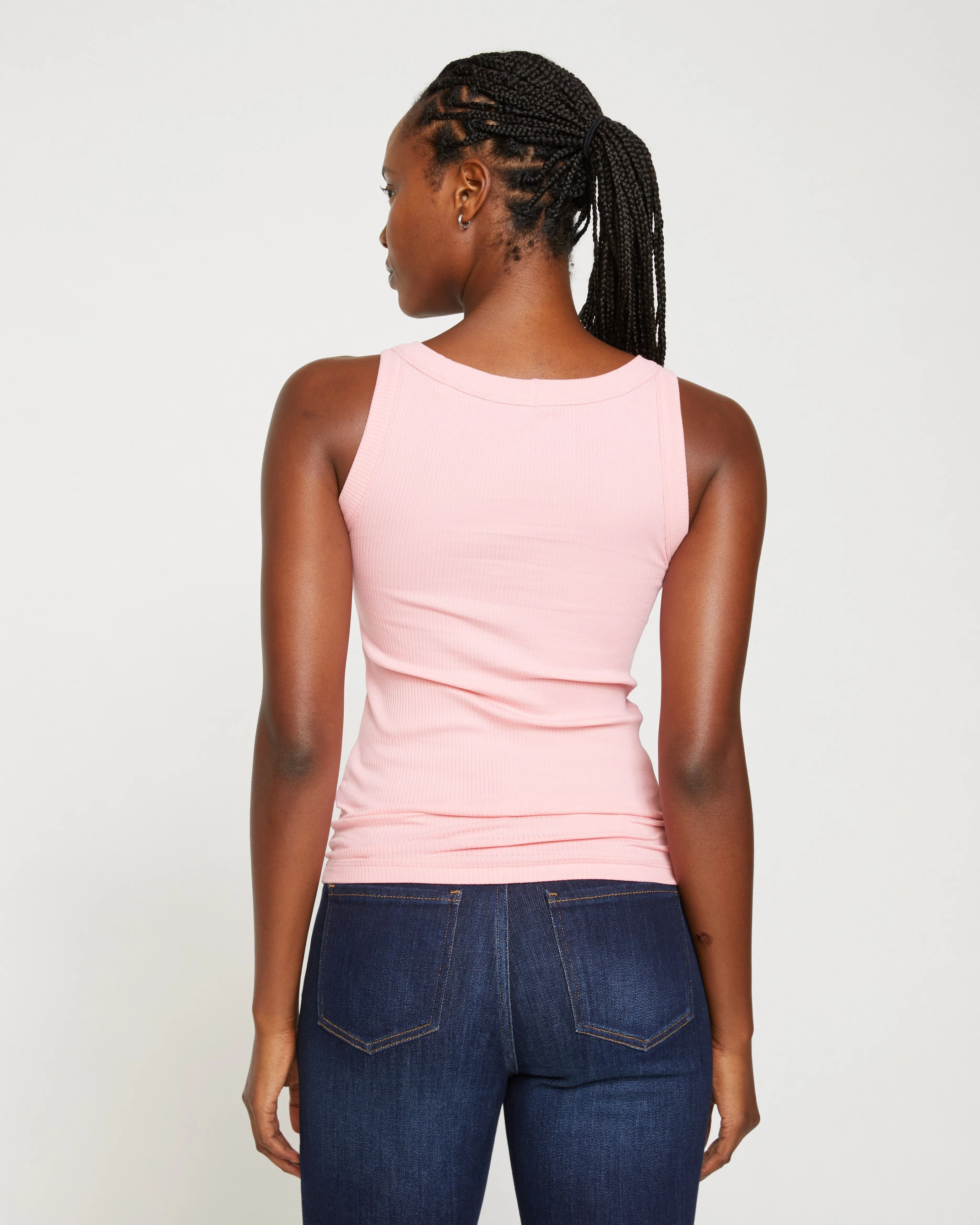 Roitfeld Ribbed Tank - Paeonia sold by Universal Standard product image thumbnail 4