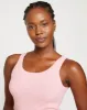 Roitfeld Ribbed Tank - Paeonia sold by Universal Standard