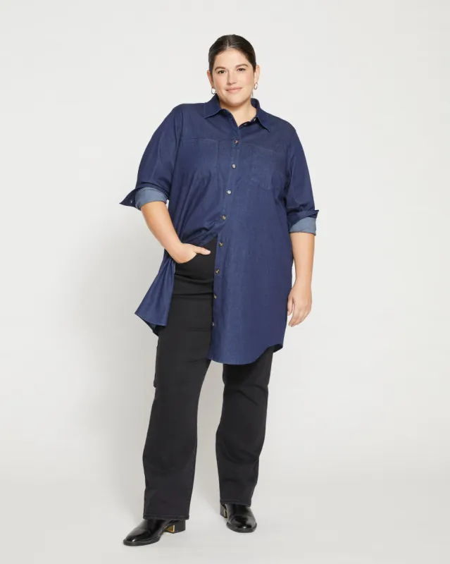 Workwear Denim Tunic - Dark Indigo sold by Universal Standard