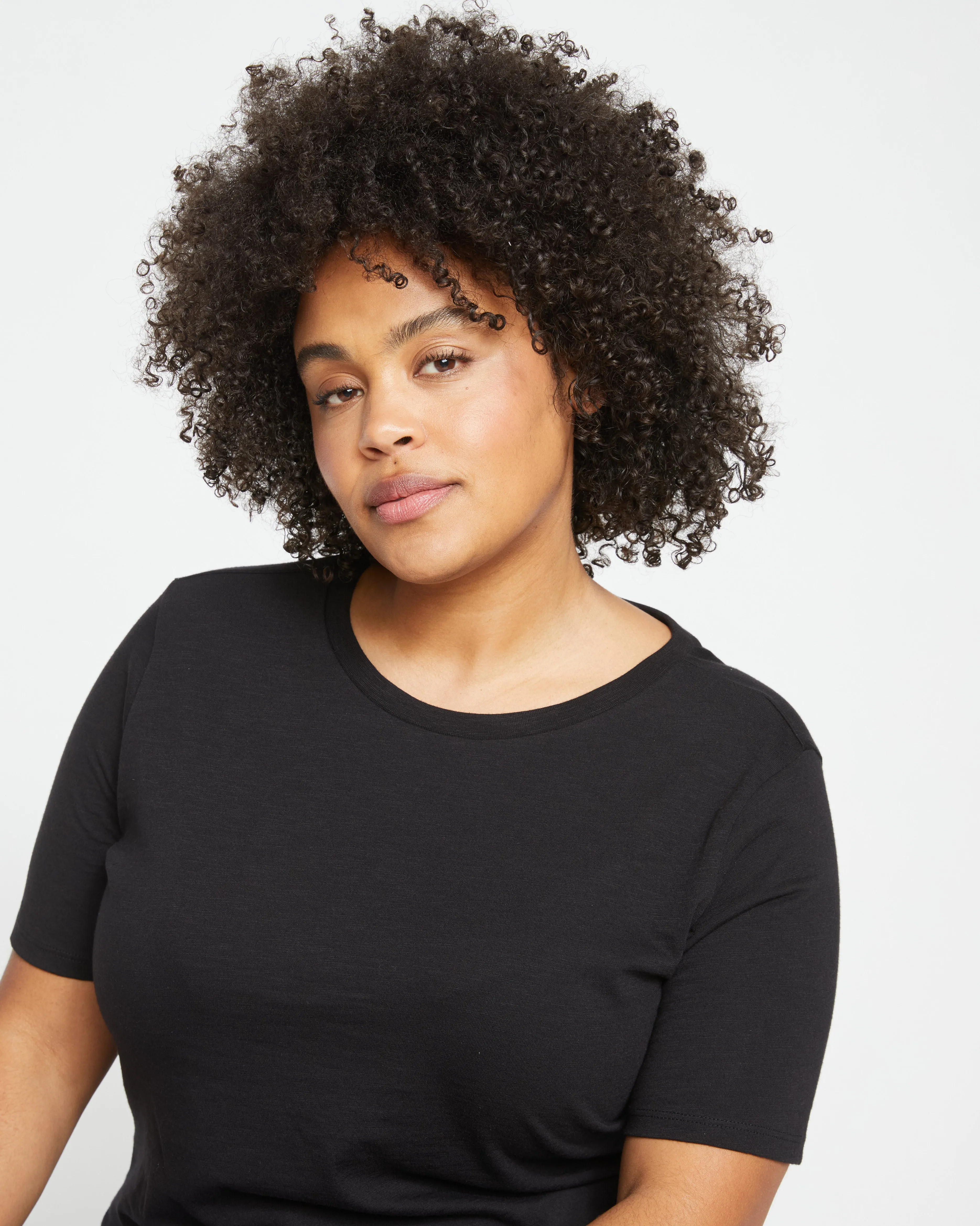 Light-As-Air Tee Rex - Black sold by Universal Standard