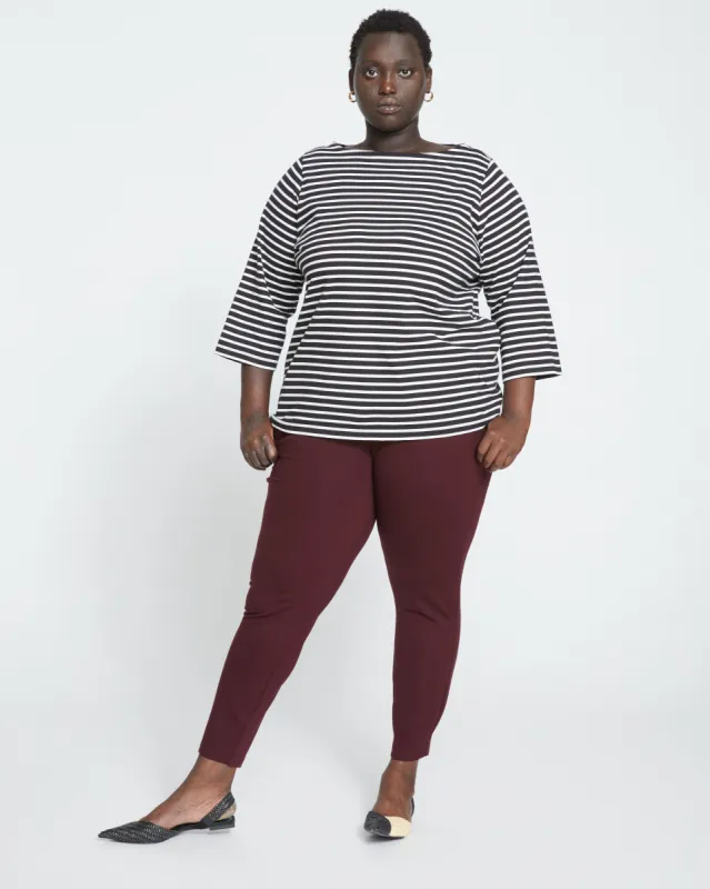 Minimalist Moro Pocket Signature Ponte Pants - Black Cherry sold by Universal Standard