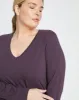 Long Sleeve V Rex - Faded Plum sold by Universal Standard