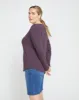 Long Sleeve V Rex - Faded Plum sold by Universal Standard
