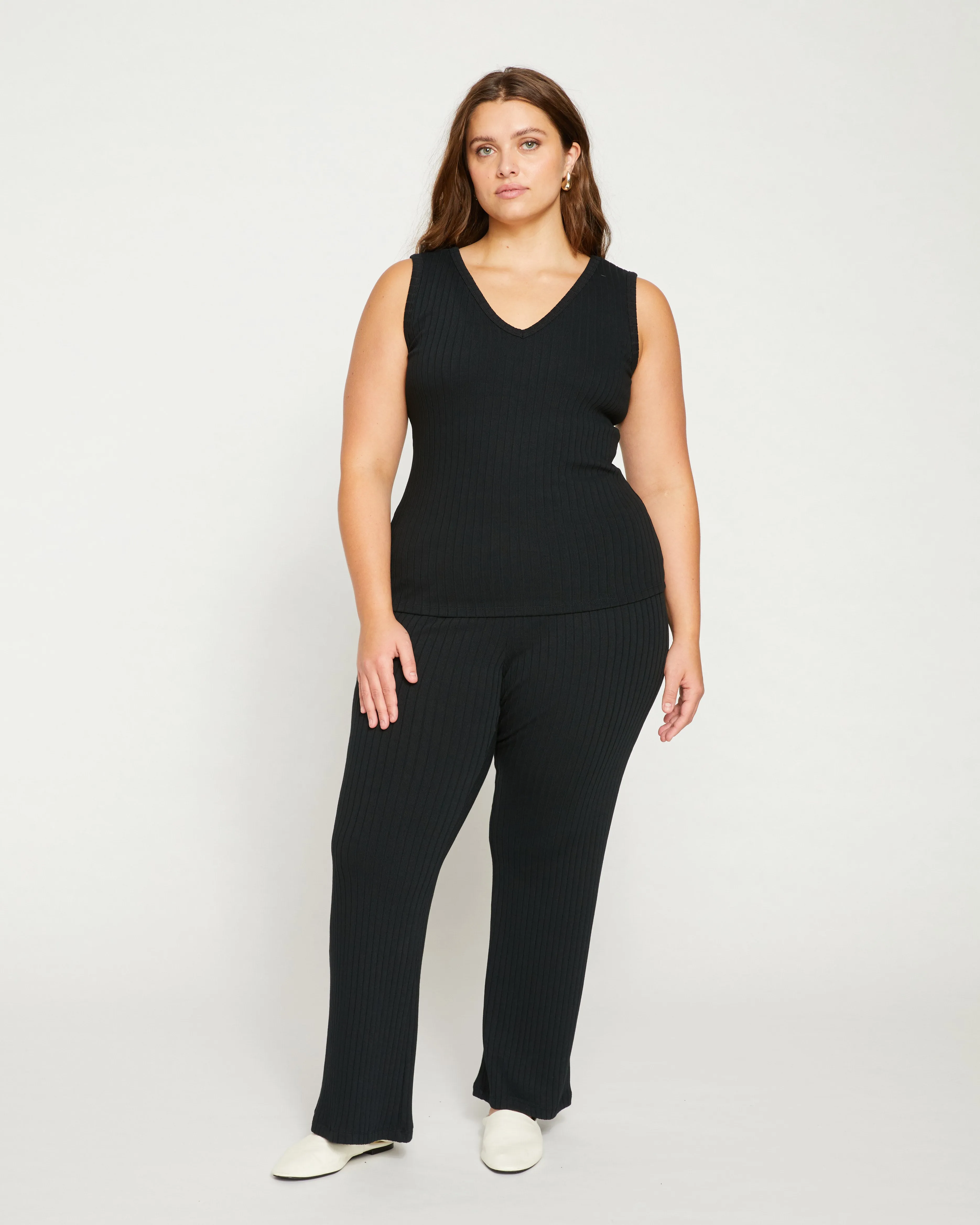 Aspen Rib Tank - Black sold by Universal Standard product image thumbnail 2