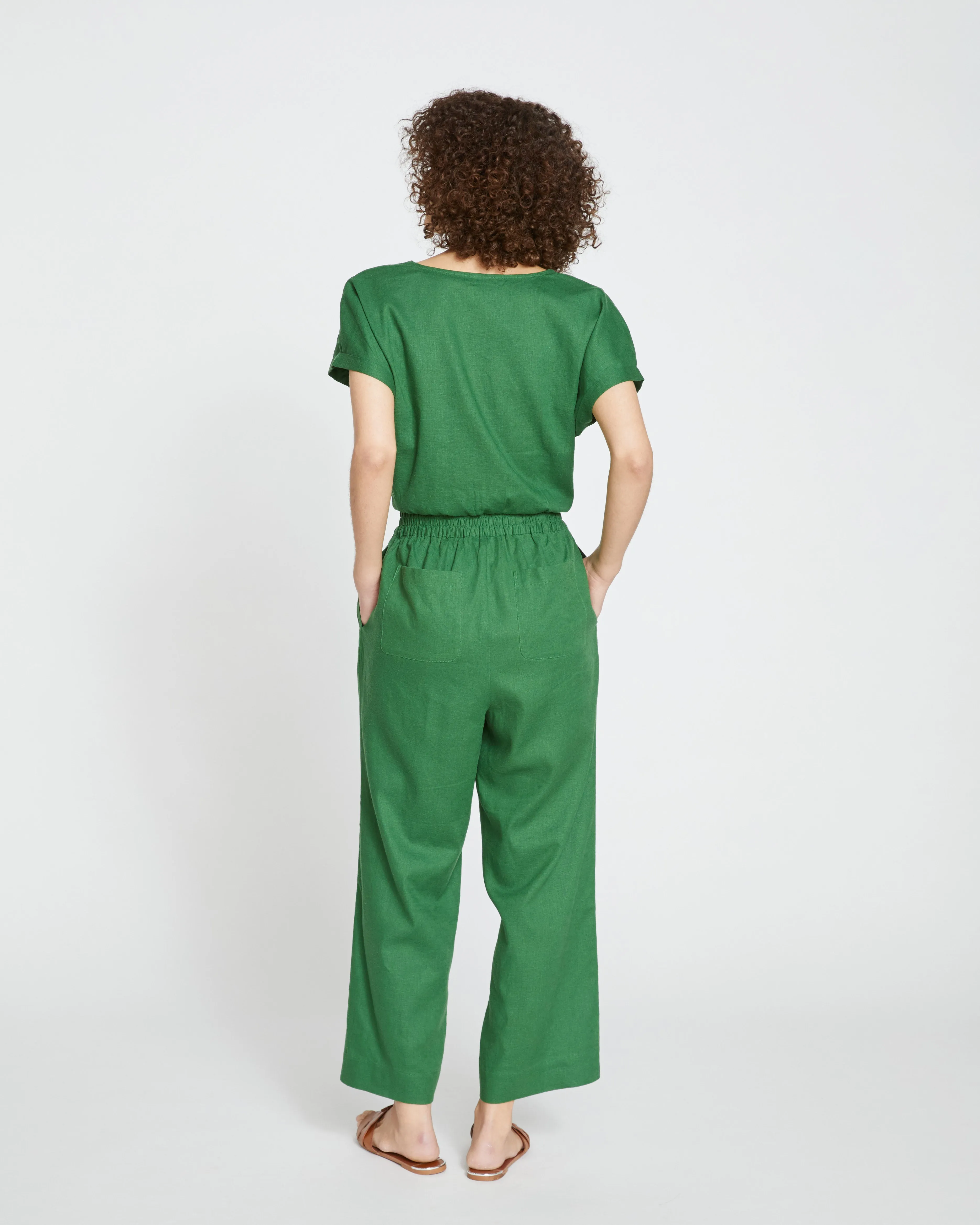 Iris Linen Easy Pull-On Pants - Jardin sold by Universal Standard product image thumbnail 4