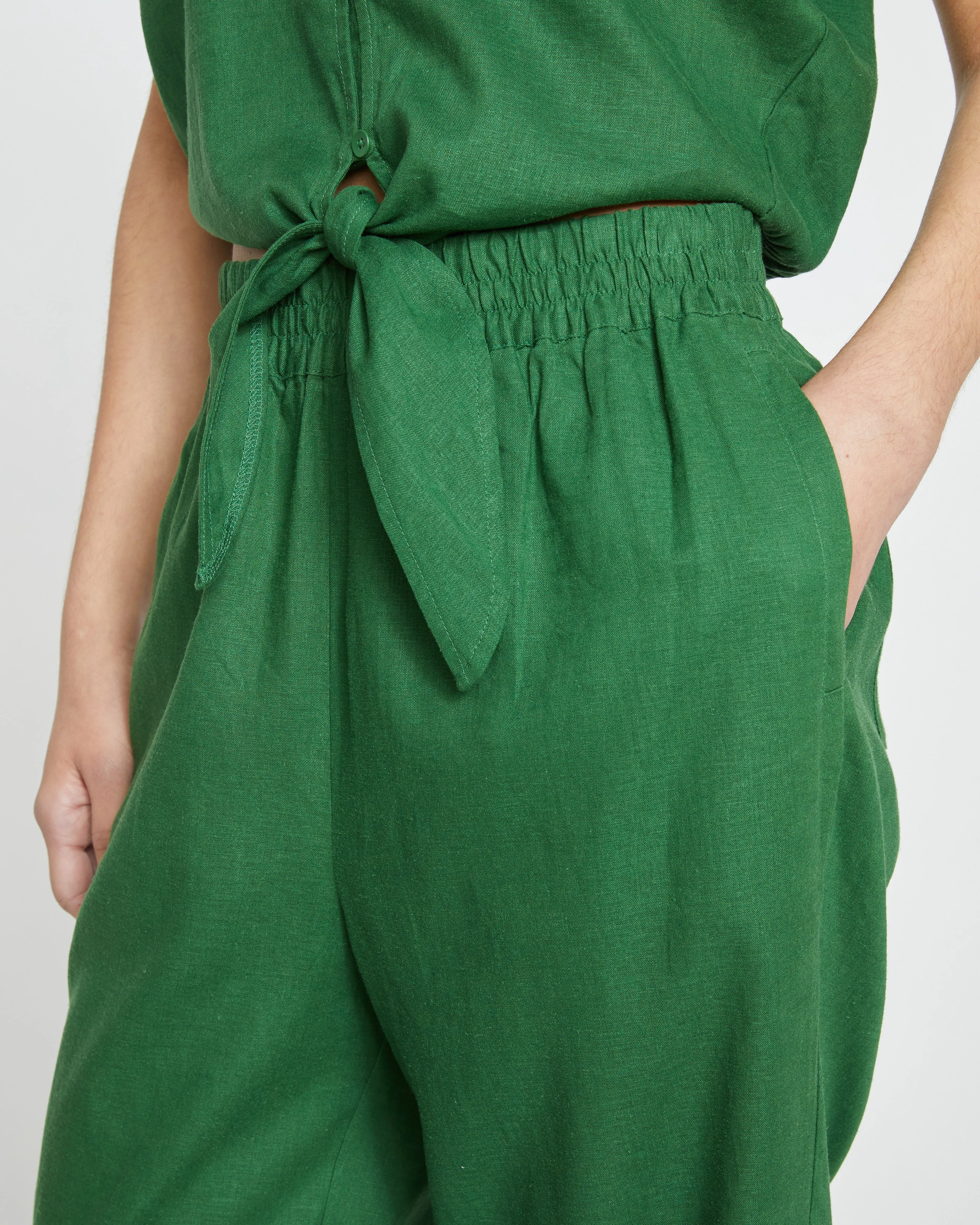 Iris Linen Easy Pull-On Pants - Jardin sold by Universal Standard product image thumbnail 2