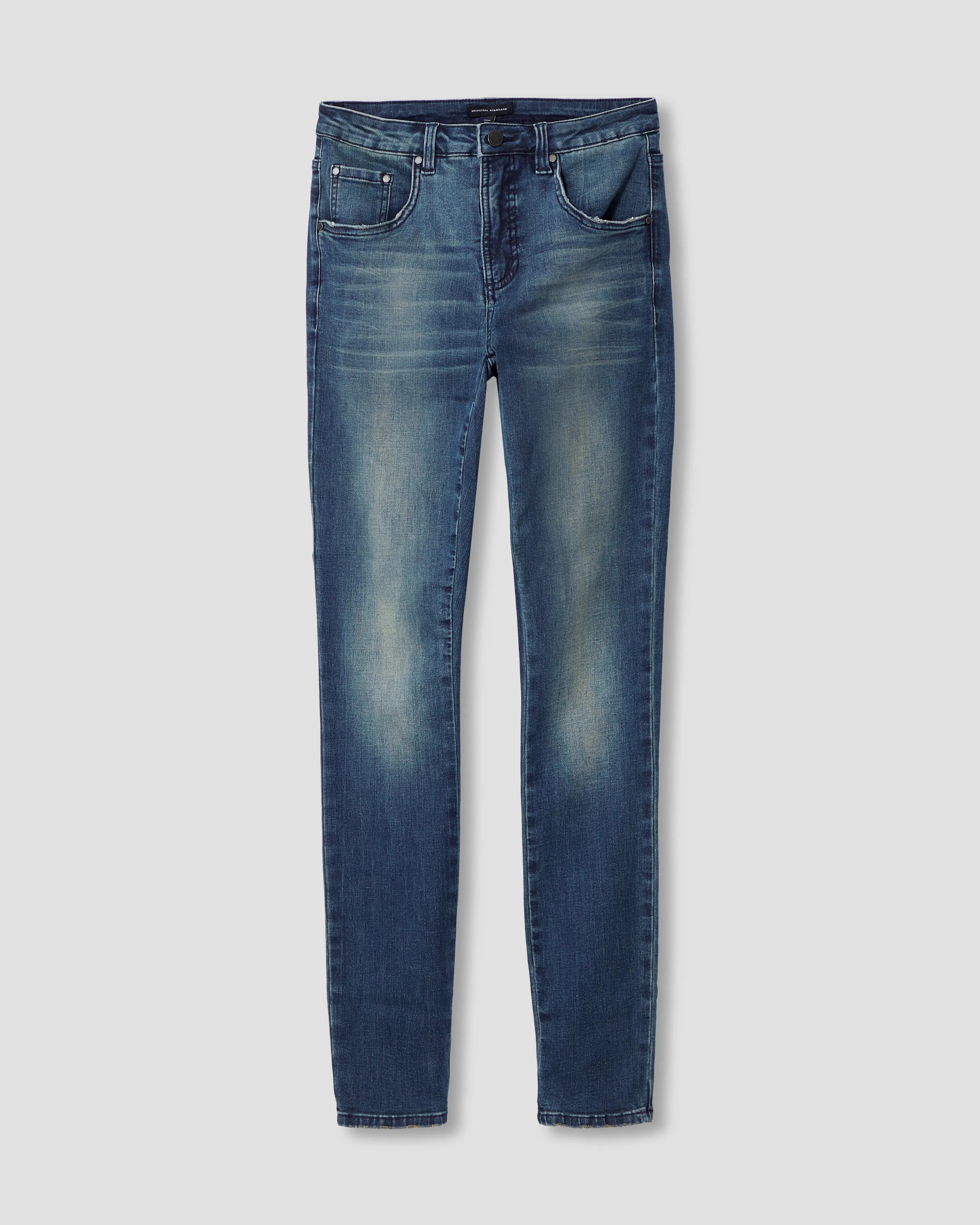 Logan High Rise 5 Pocket Vintage Jeans - Distressed Blue sold by Universal Standard product image thumbnail 2