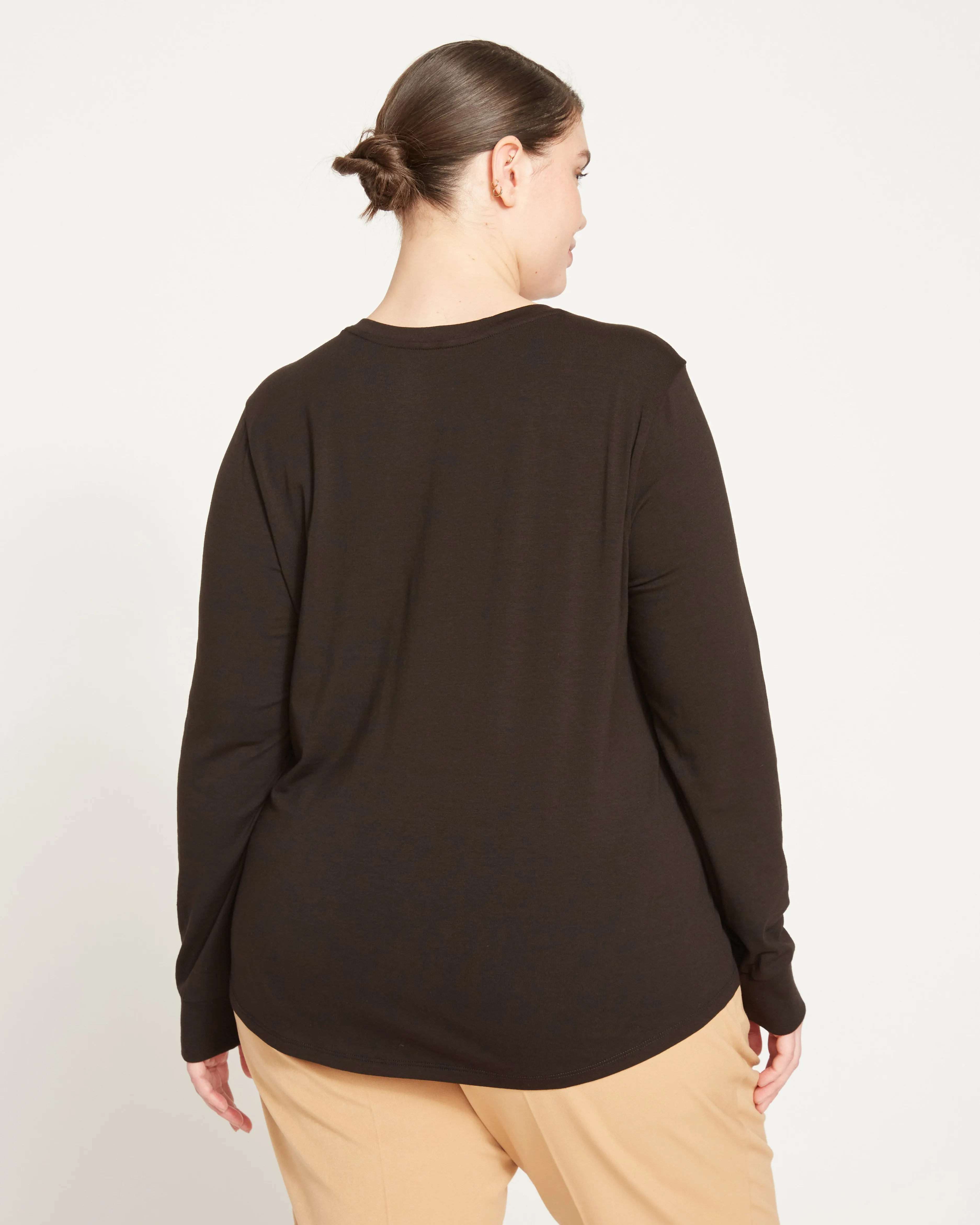 Long Sleeve V Rex - Black sold by Universal Standard product image thumbnail 5