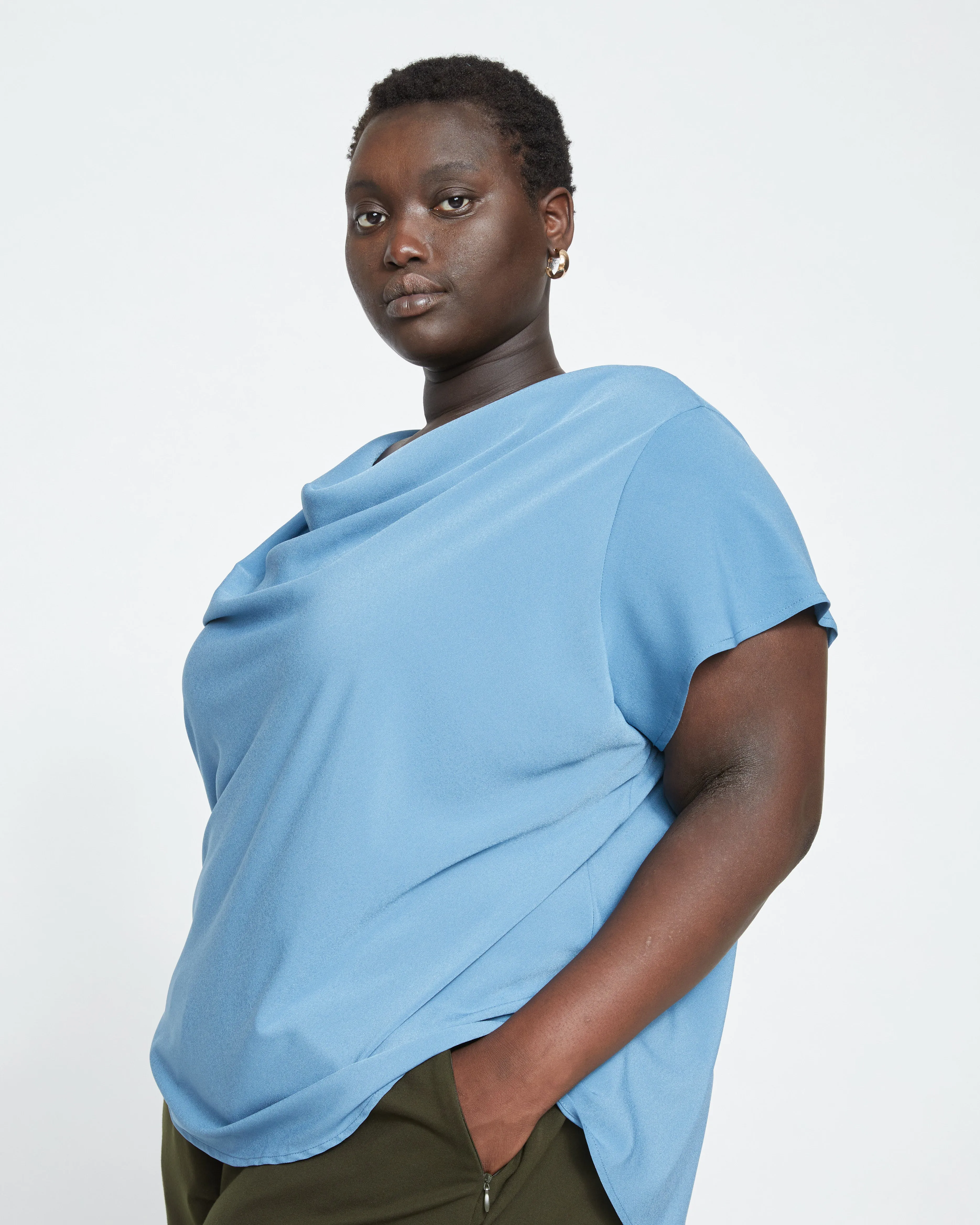 Better-Than-Silk Shell Top - Cornflower sold by Universal Standard product image thumbnail 3