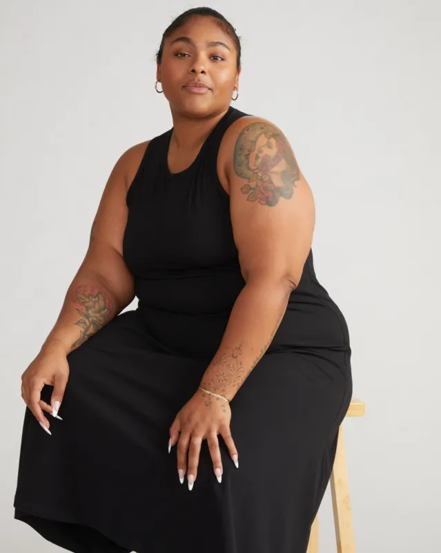 Sardinia Tank Dress - Black sold by Universal Standard