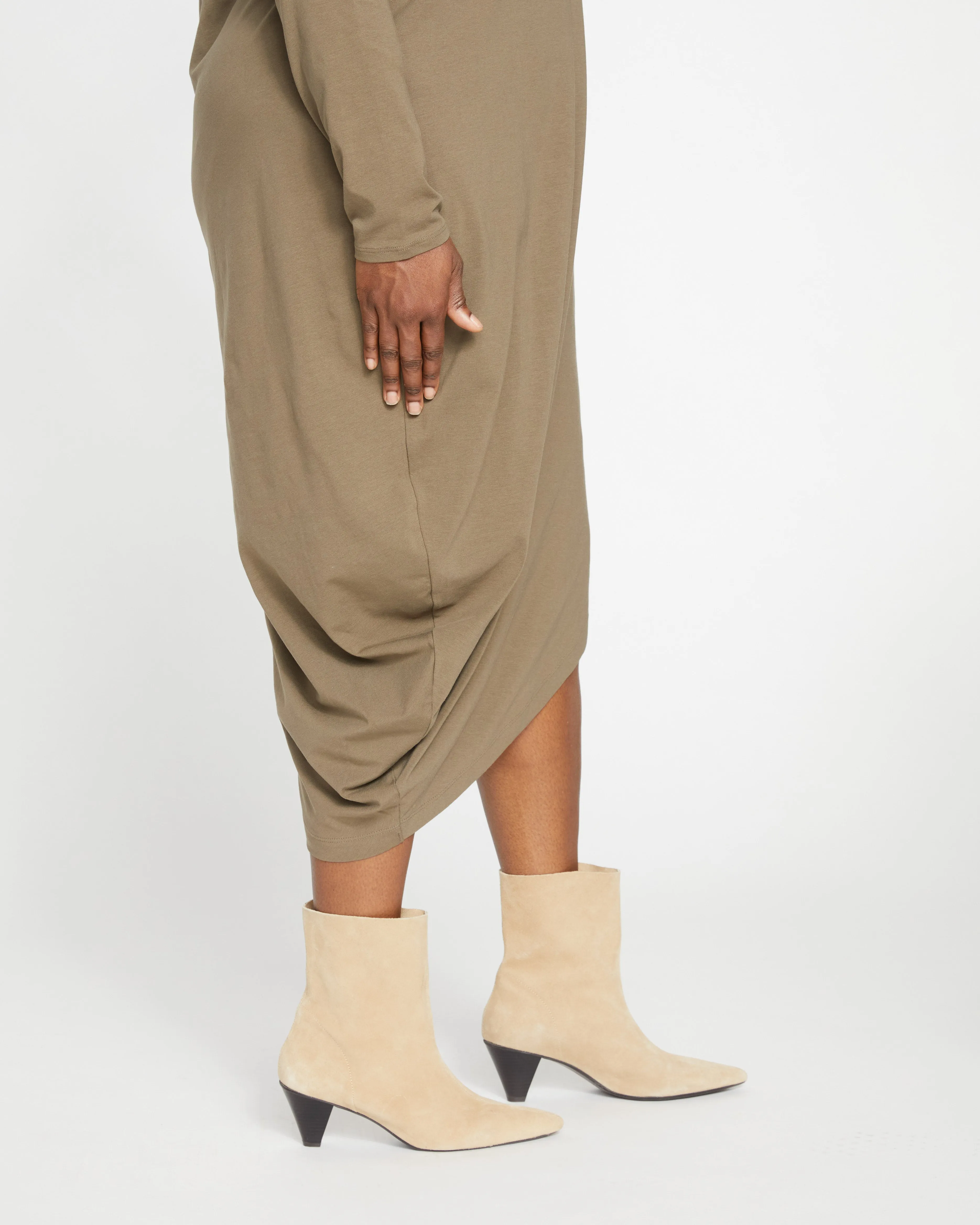 Iconic Long Sleeve V-Neck Geneva Dress - Crocodile sold by Universal Standard product image thumbnail 2