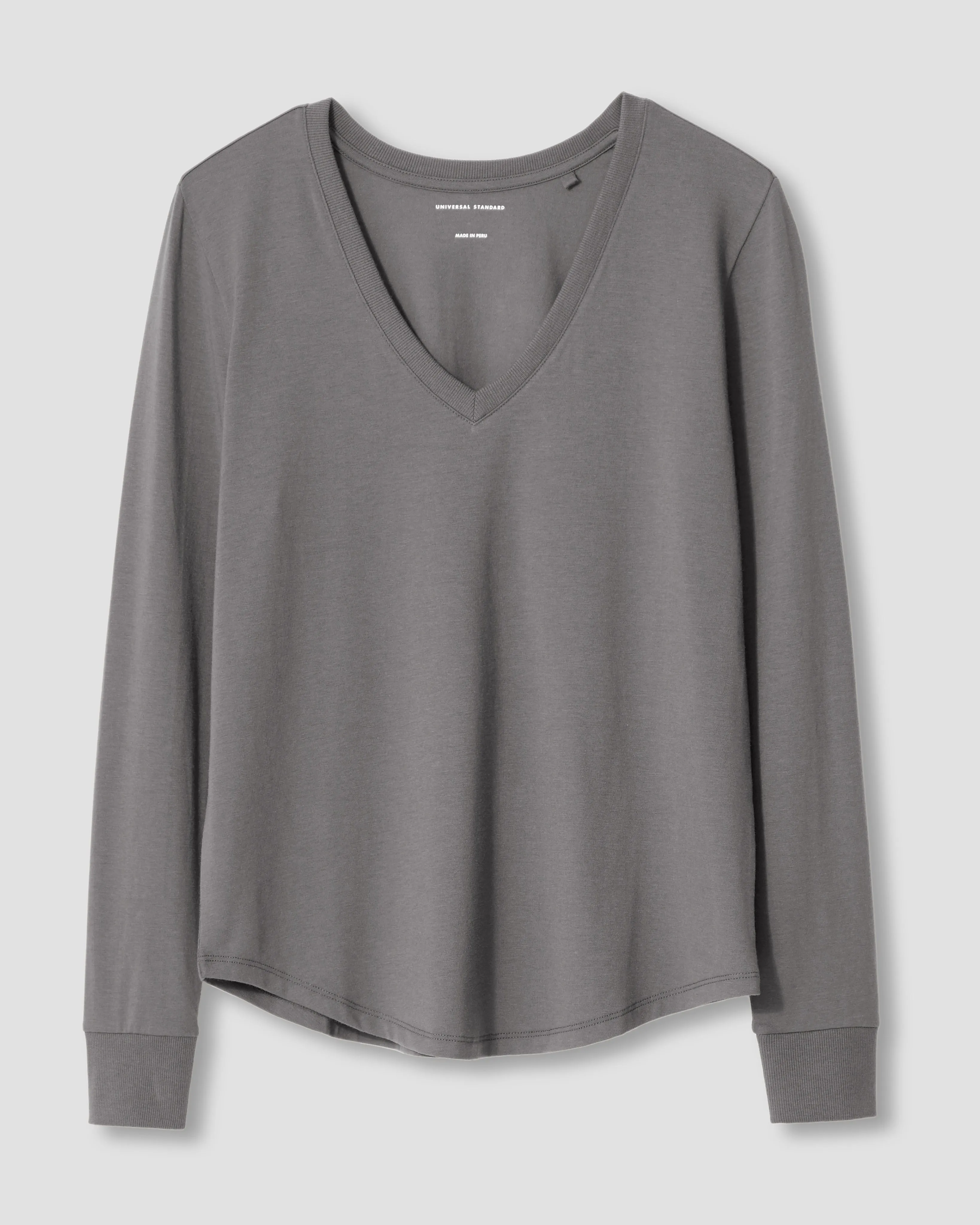 Long Sleeve V Rex - Slate sold by Universal Standard product image thumbnail 2