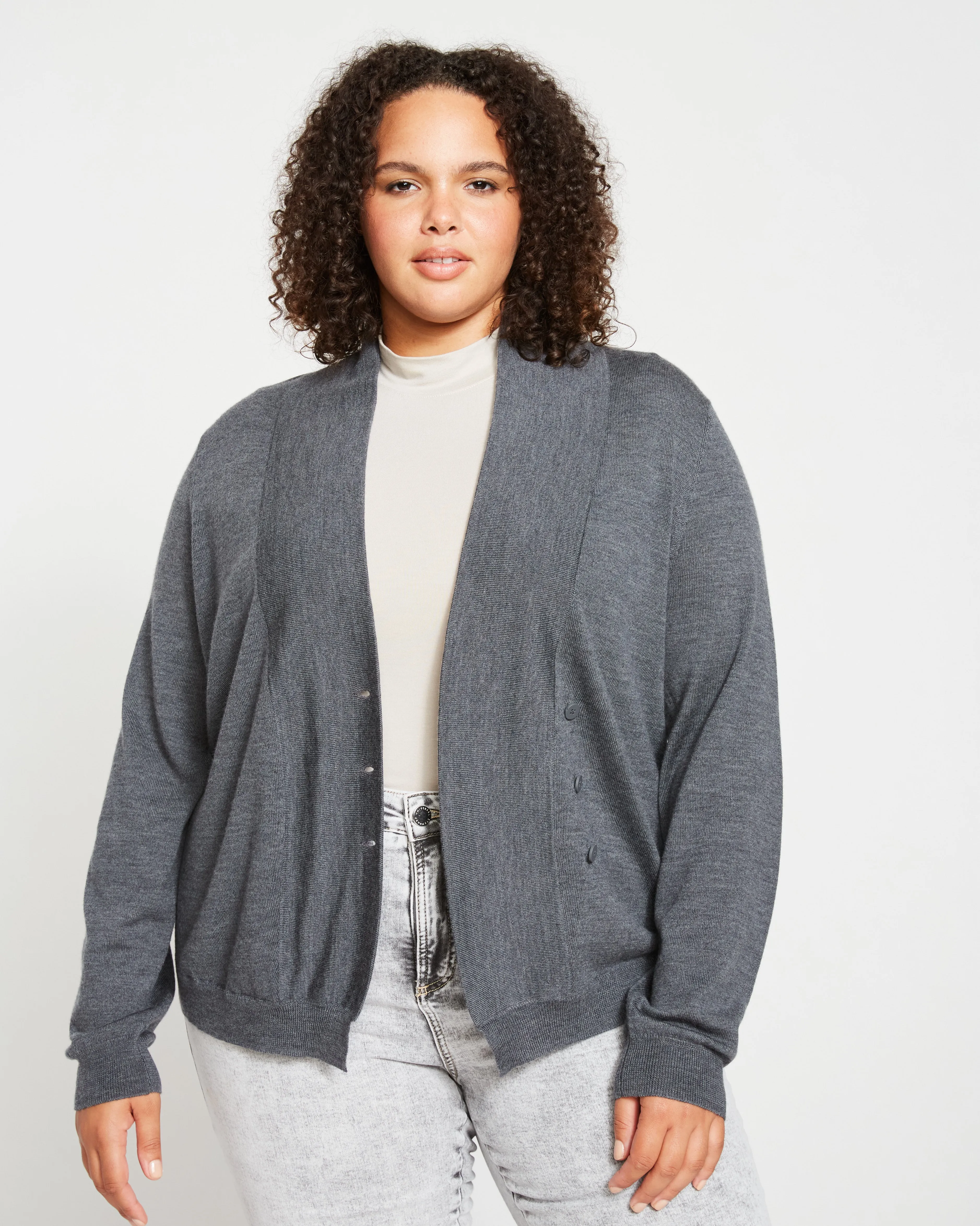 Curve Cardi - Slate sold by Universal Standard product image thumbnail 2