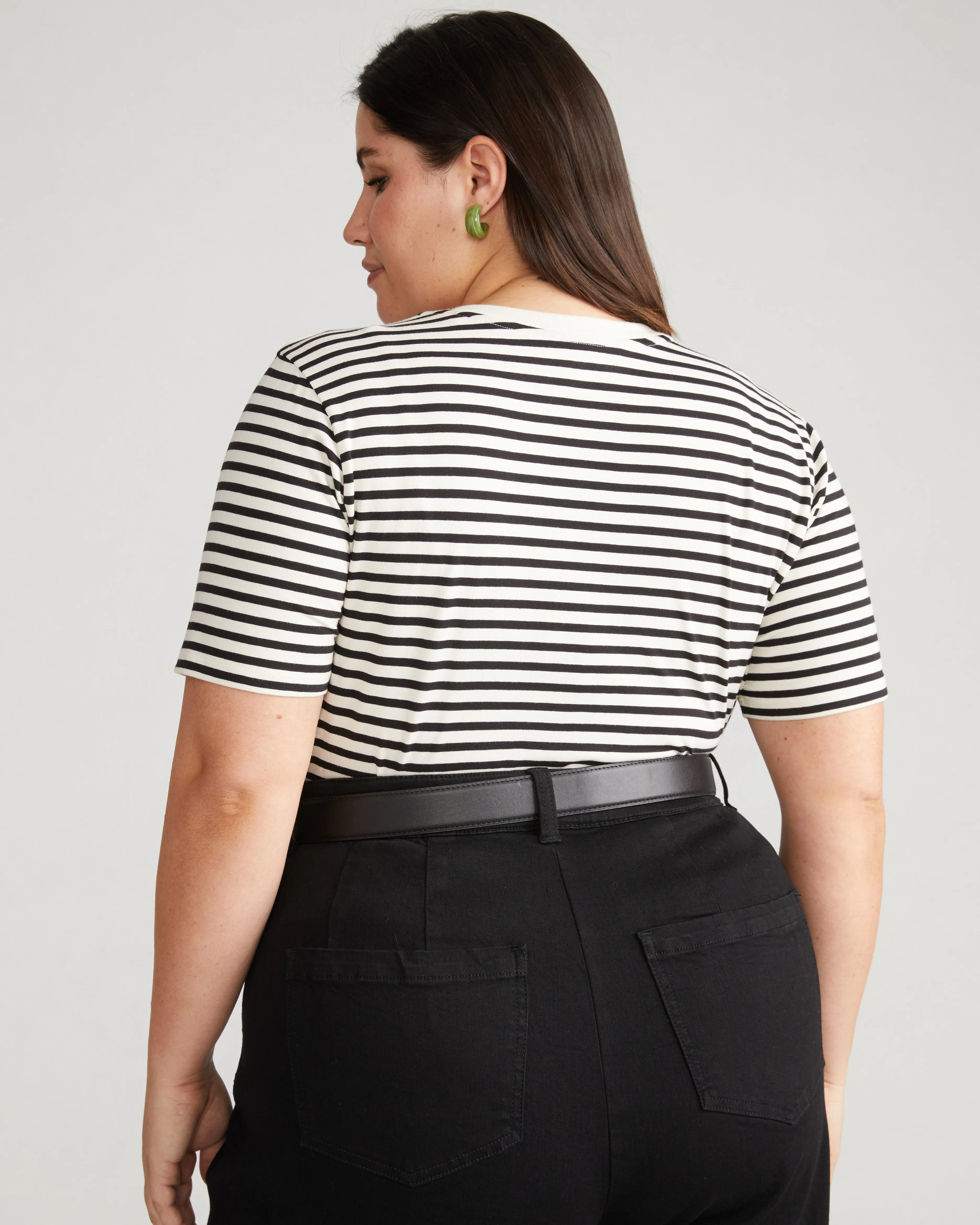 V Rex - Ecru/Black Stripe sold by Universal Standard product image thumbnail 2