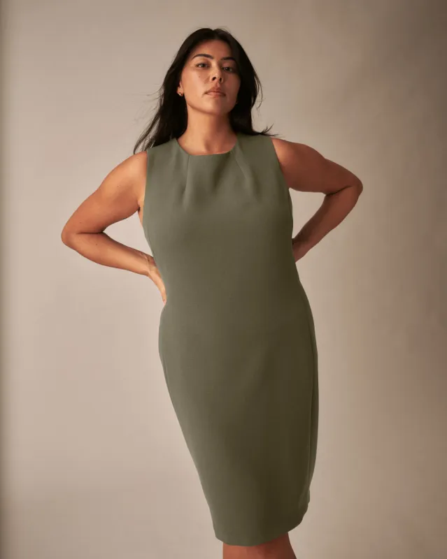 Henning x US Carlisle Crepe Dress - Nori sold by Universal Standard