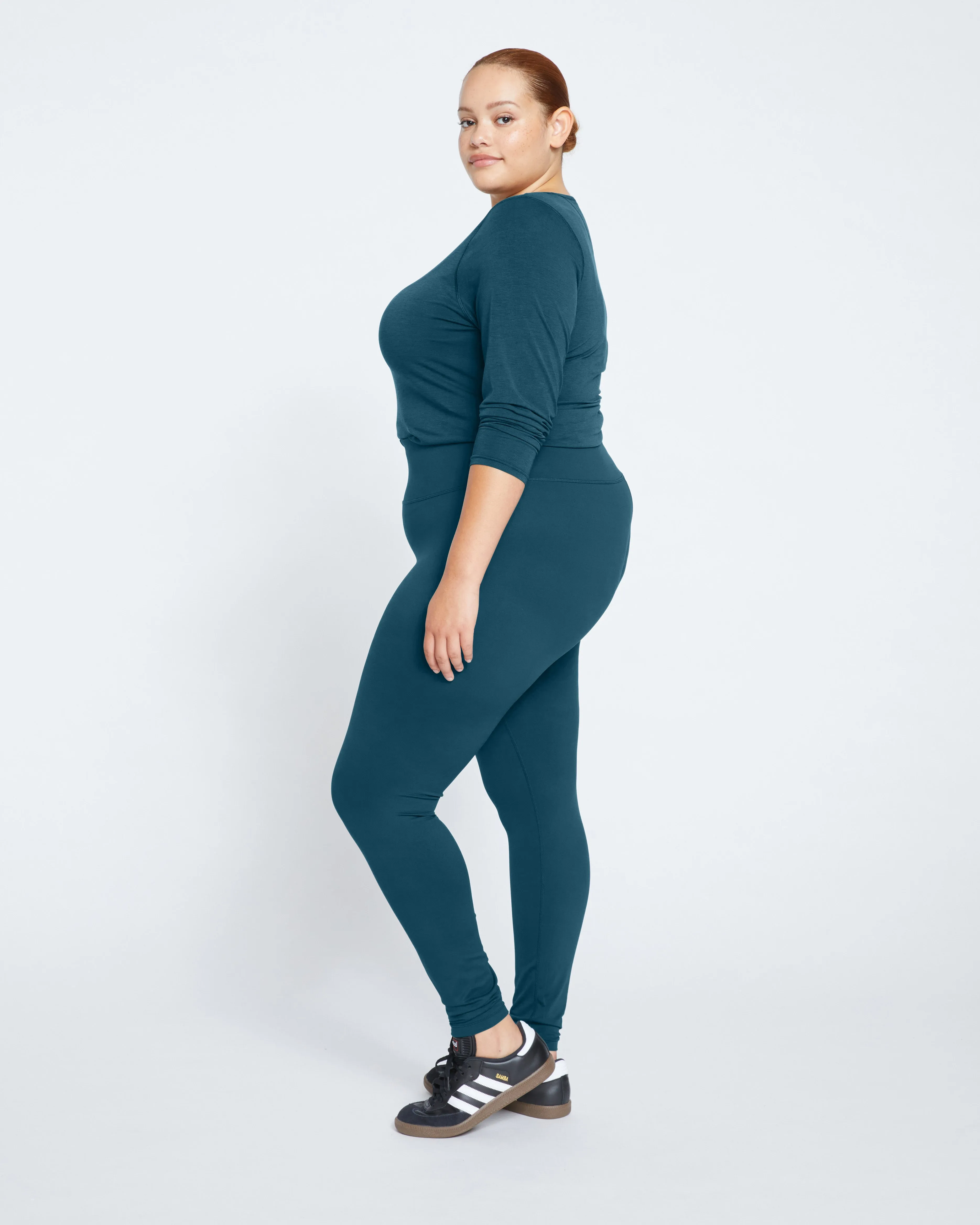 Next-to-Naked Legging - Deep Sea sold by Universal Standard