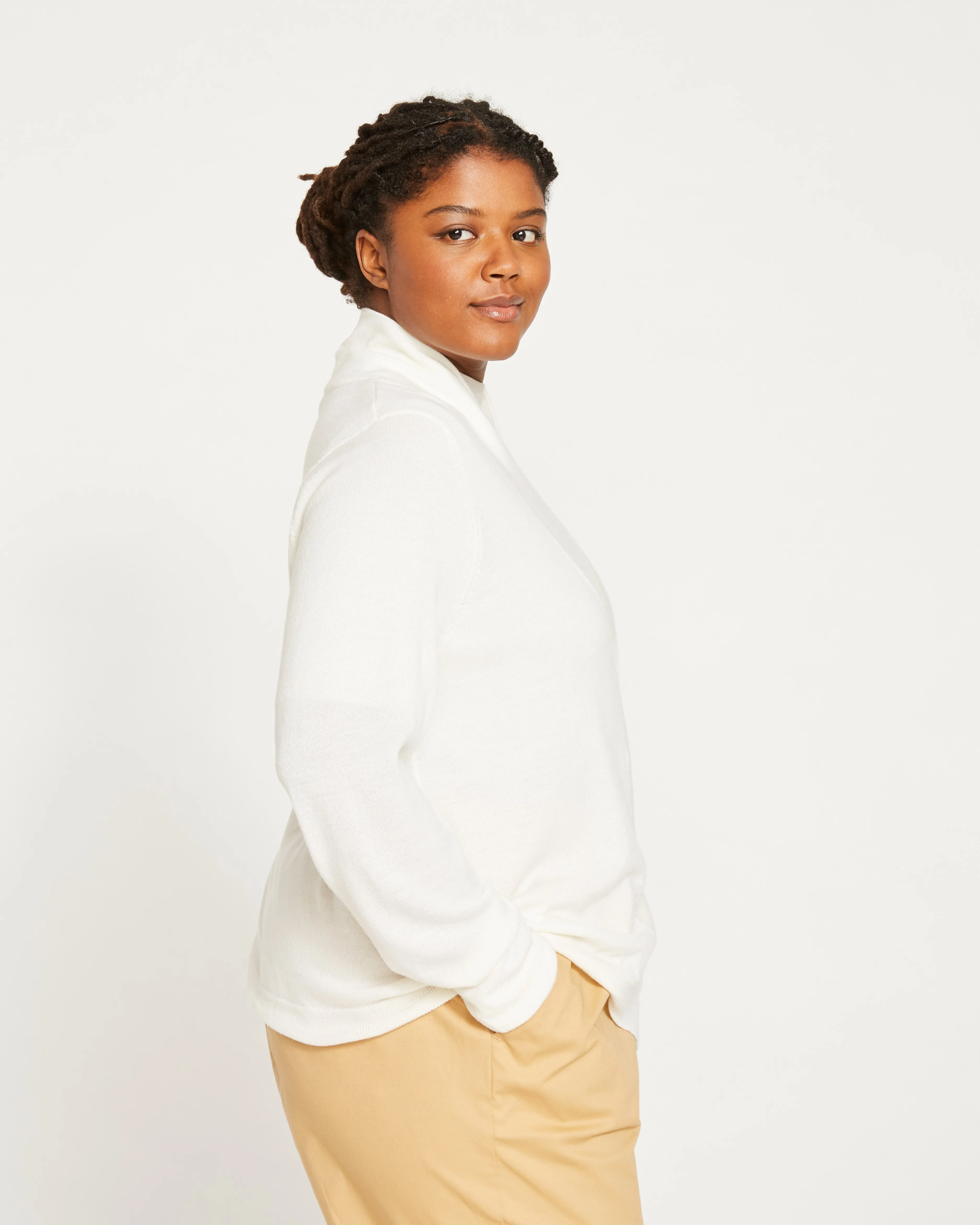 Curve Cardi - Cream sold by Universal Standard product image thumbnail 2