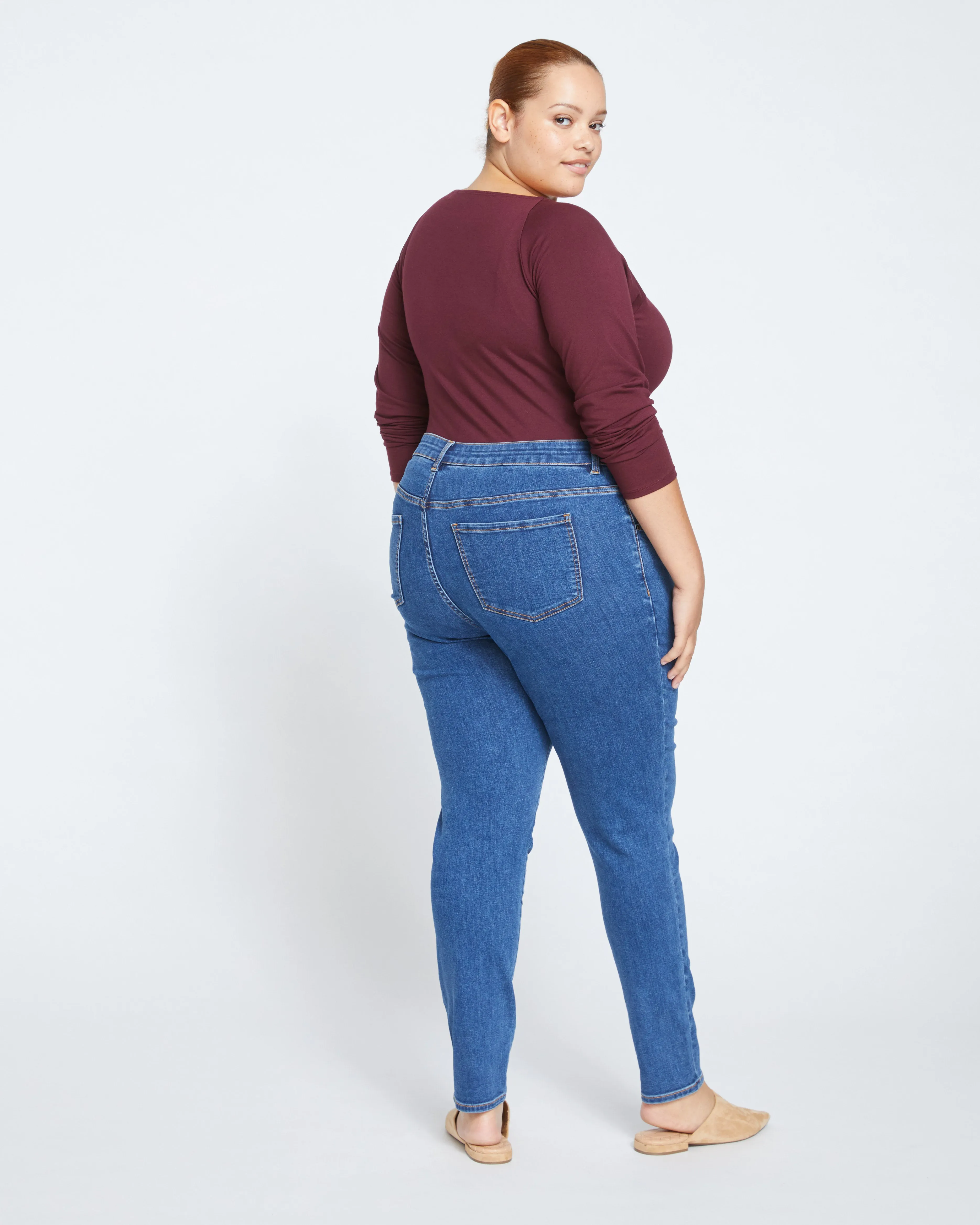 Seine High Rise Skinny Jeans 30 Inch - Odeon Blue sold by Universal Standard product image thumbnail 4