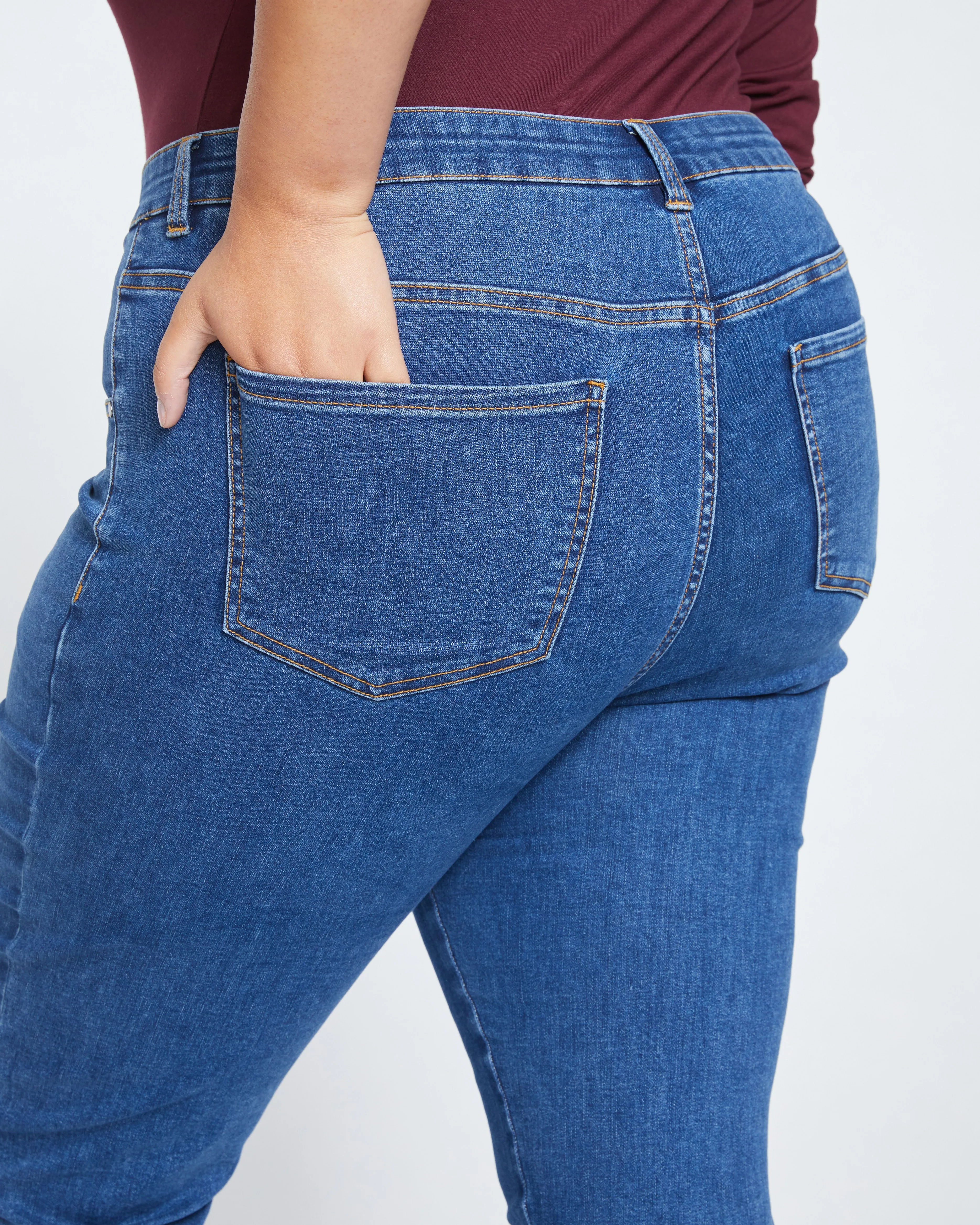 Seine High Rise Skinny Jeans 30 Inch - Odeon Blue sold by Universal Standard product image thumbnail 2