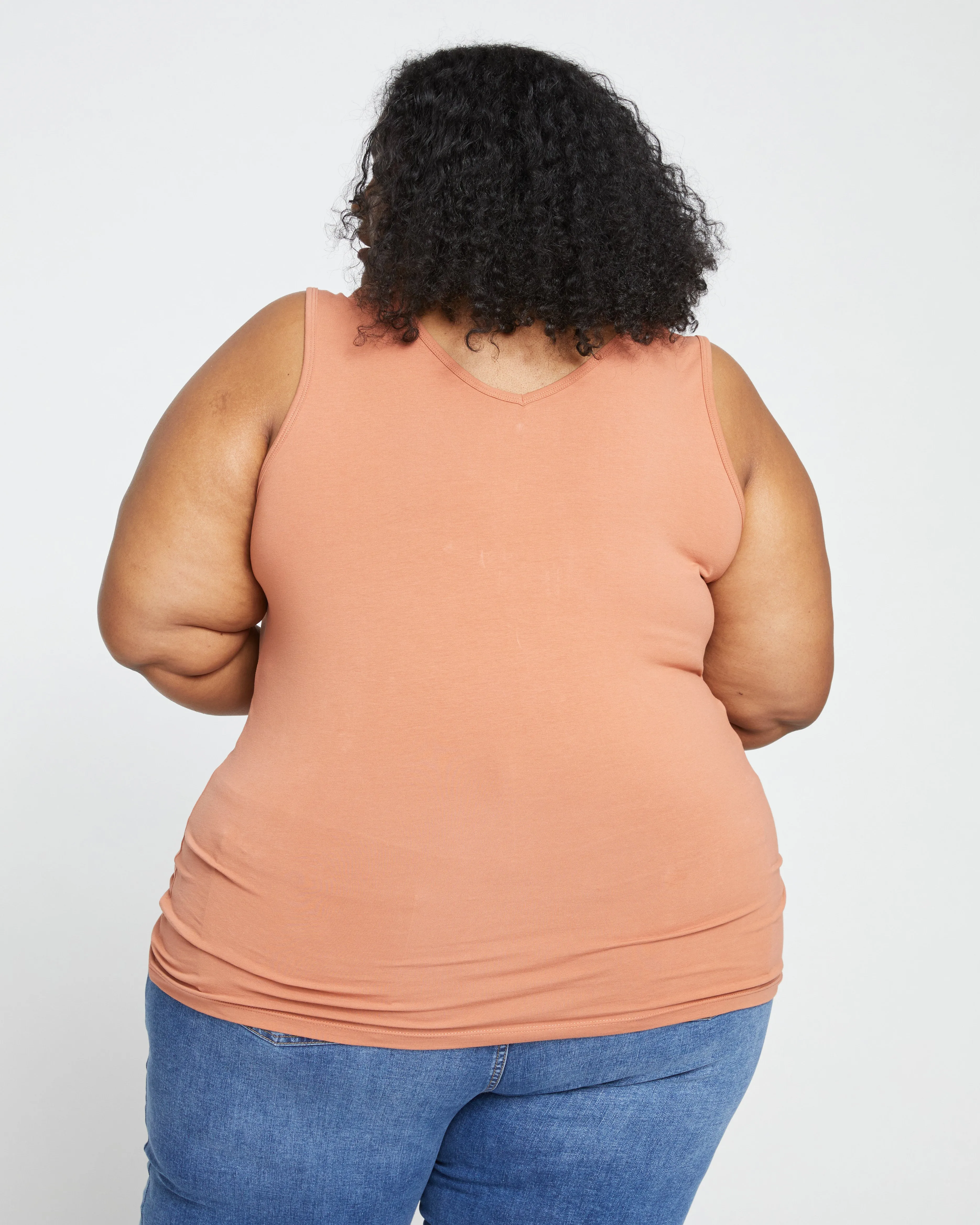 Double V Tank - Clay sold by Universal Standard product image thumbnail 4